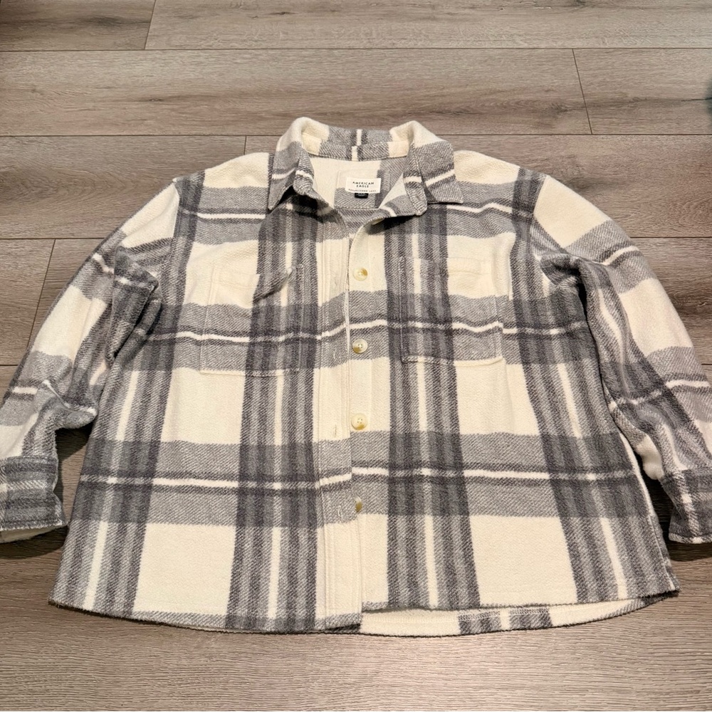 American Eagle Outfitters Plaid Jacket